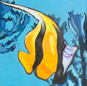 image de peinture d'Illustration de poisson