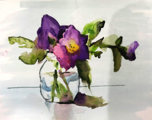 image de peinture de fleures
